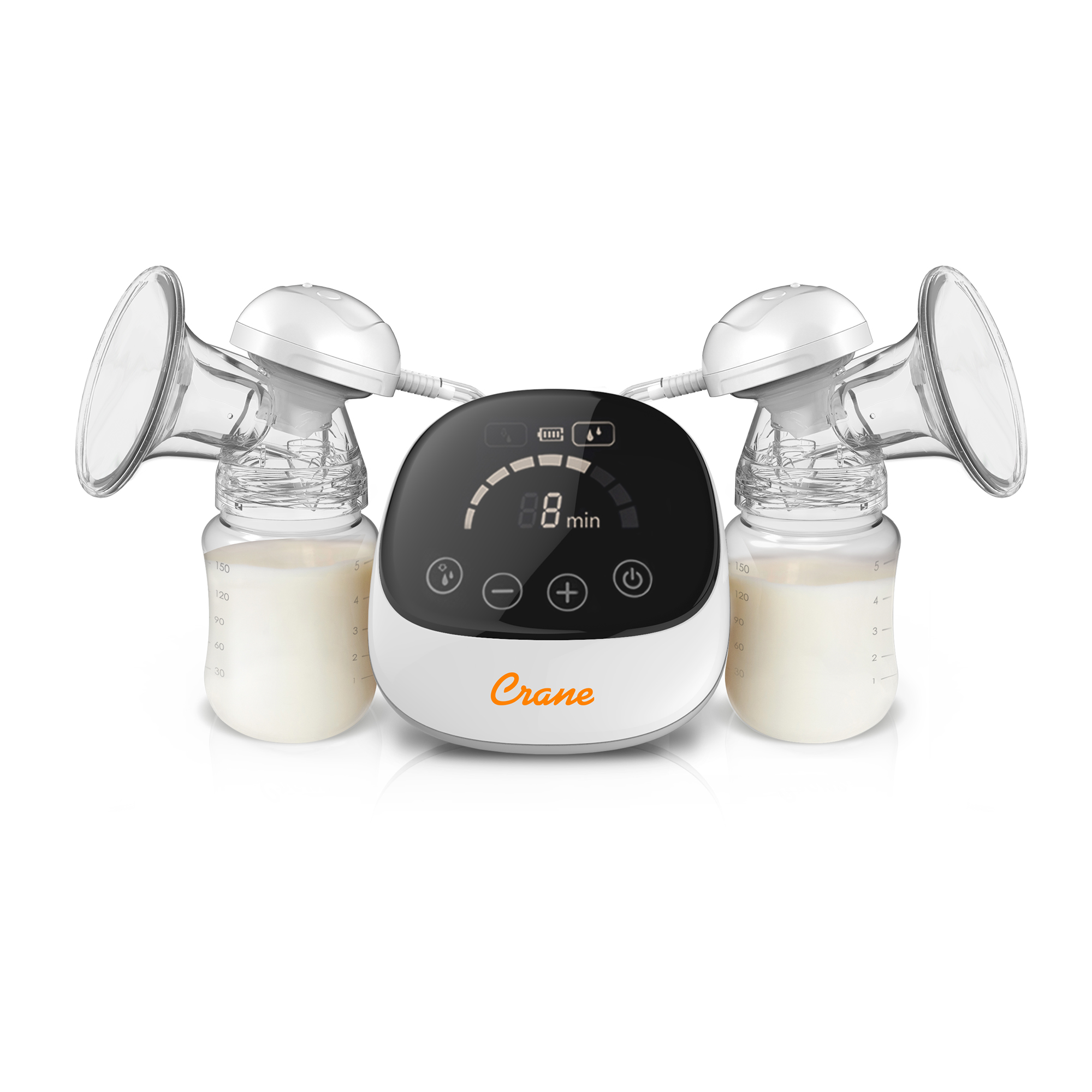 Breast pump image on white background
