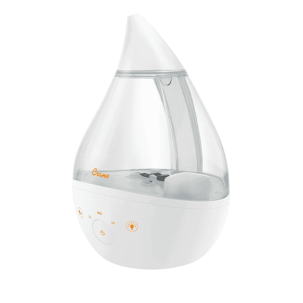 Crane 4-in-1 Top Fill Humidifier with Sound Machine & Night Light 