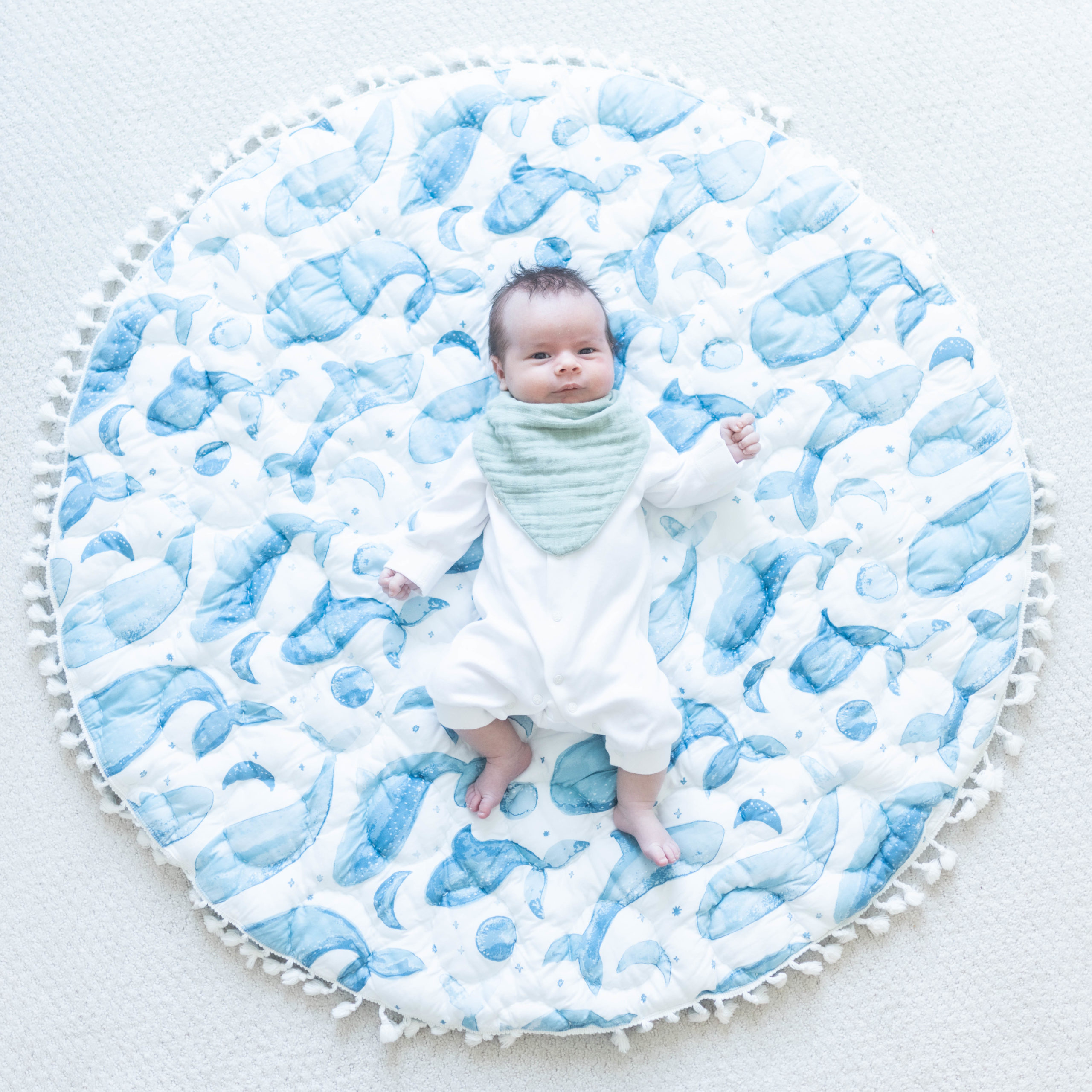 Connected infant clearance bedding