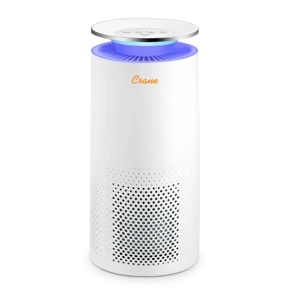 White air purifier main image on white background