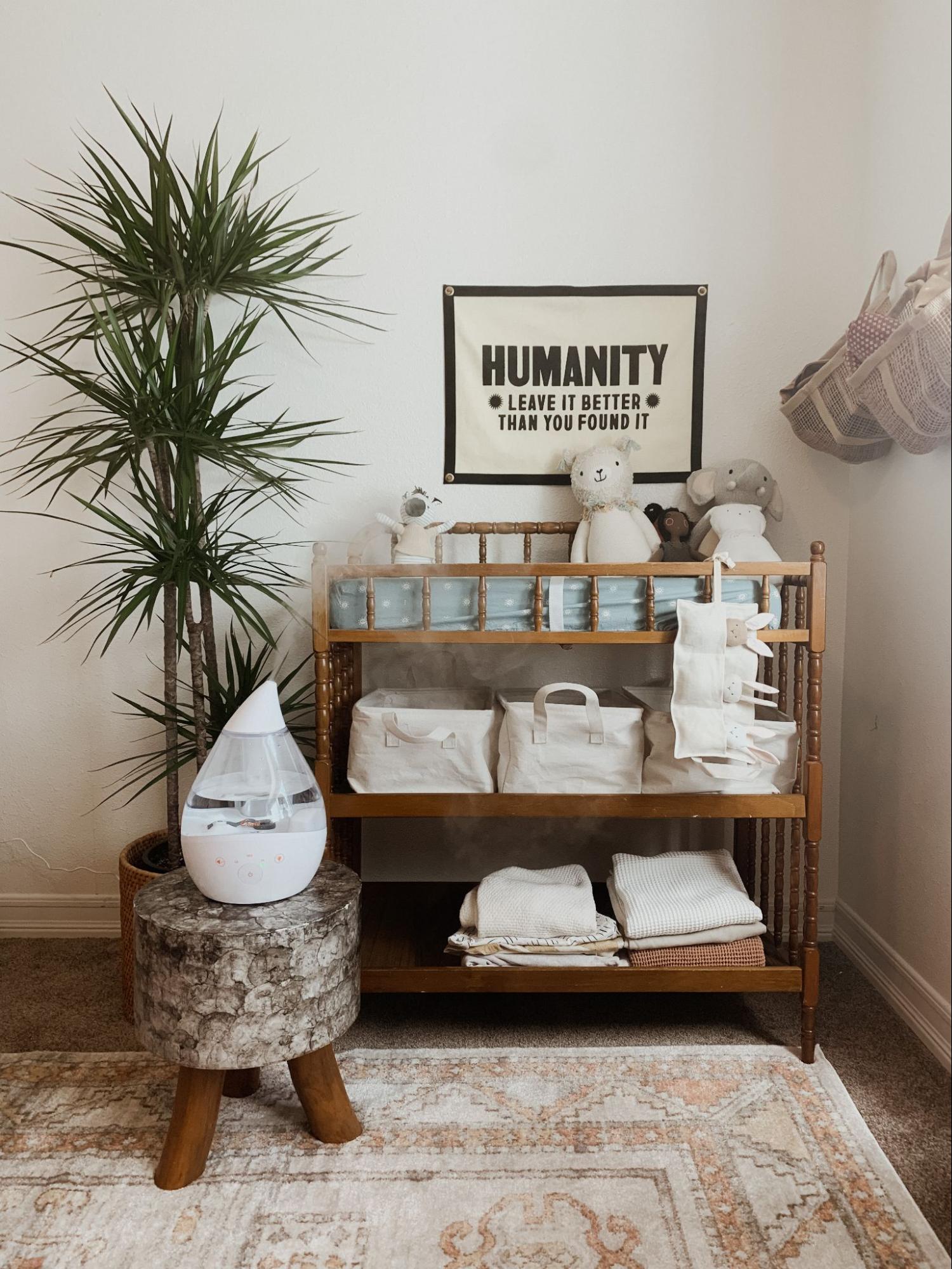 Diaper changing station