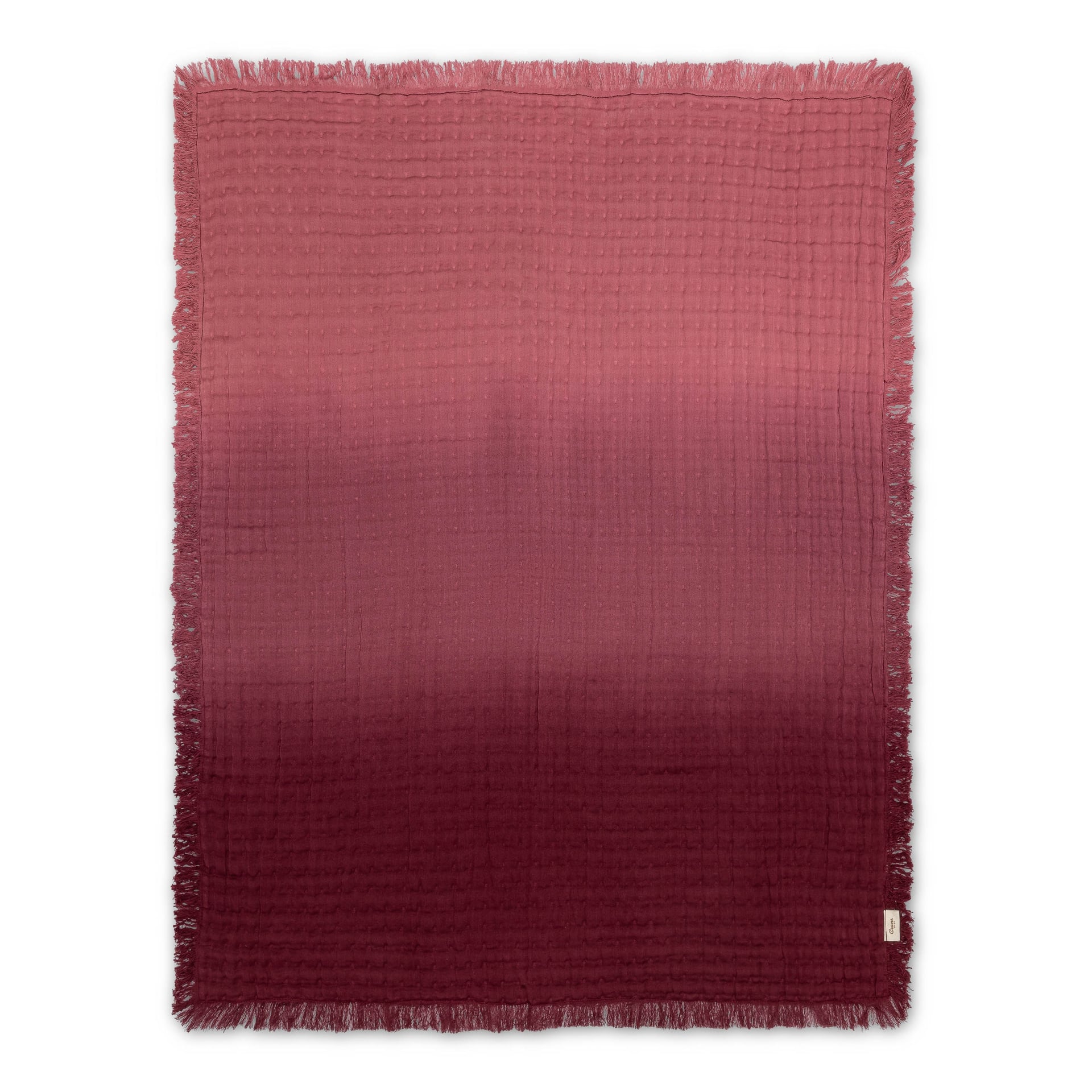 Multi-Layer Cotton Muslin Baby Blanket (Orchid Ombre)