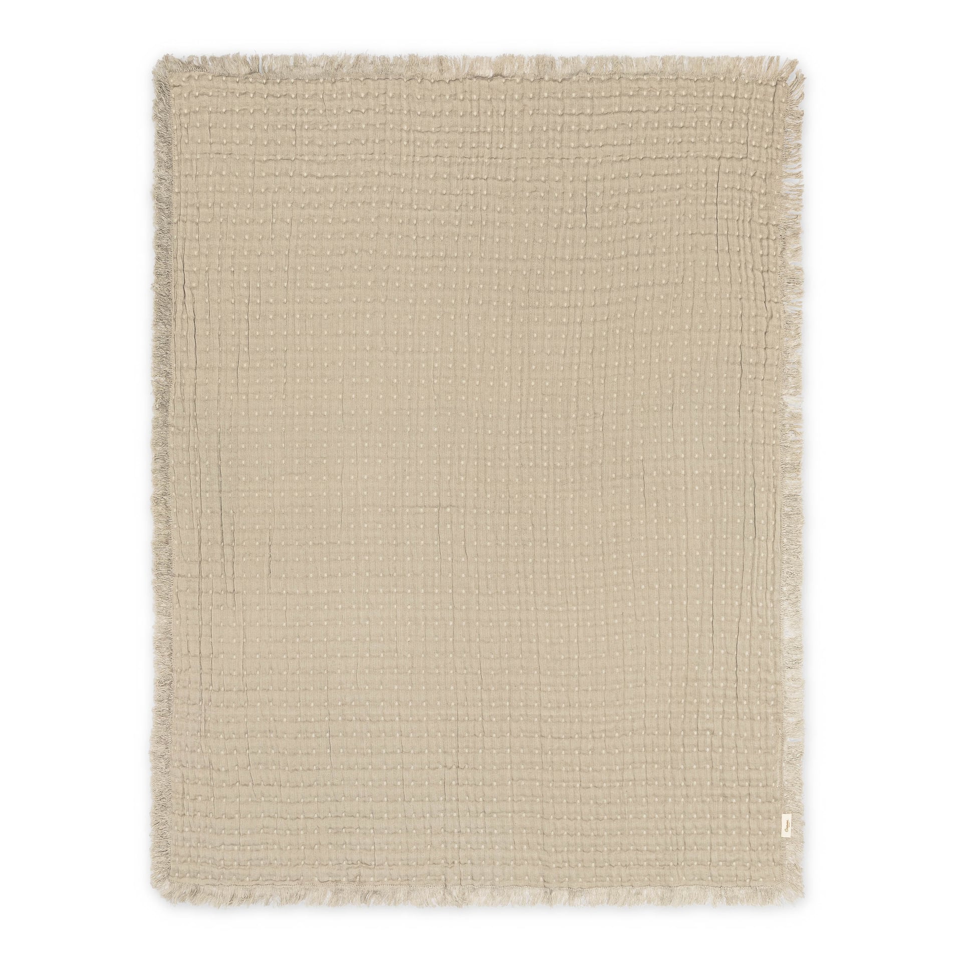 Multi-Layer Cotton Muslin Baby Blanket (Sage Green Ombre)