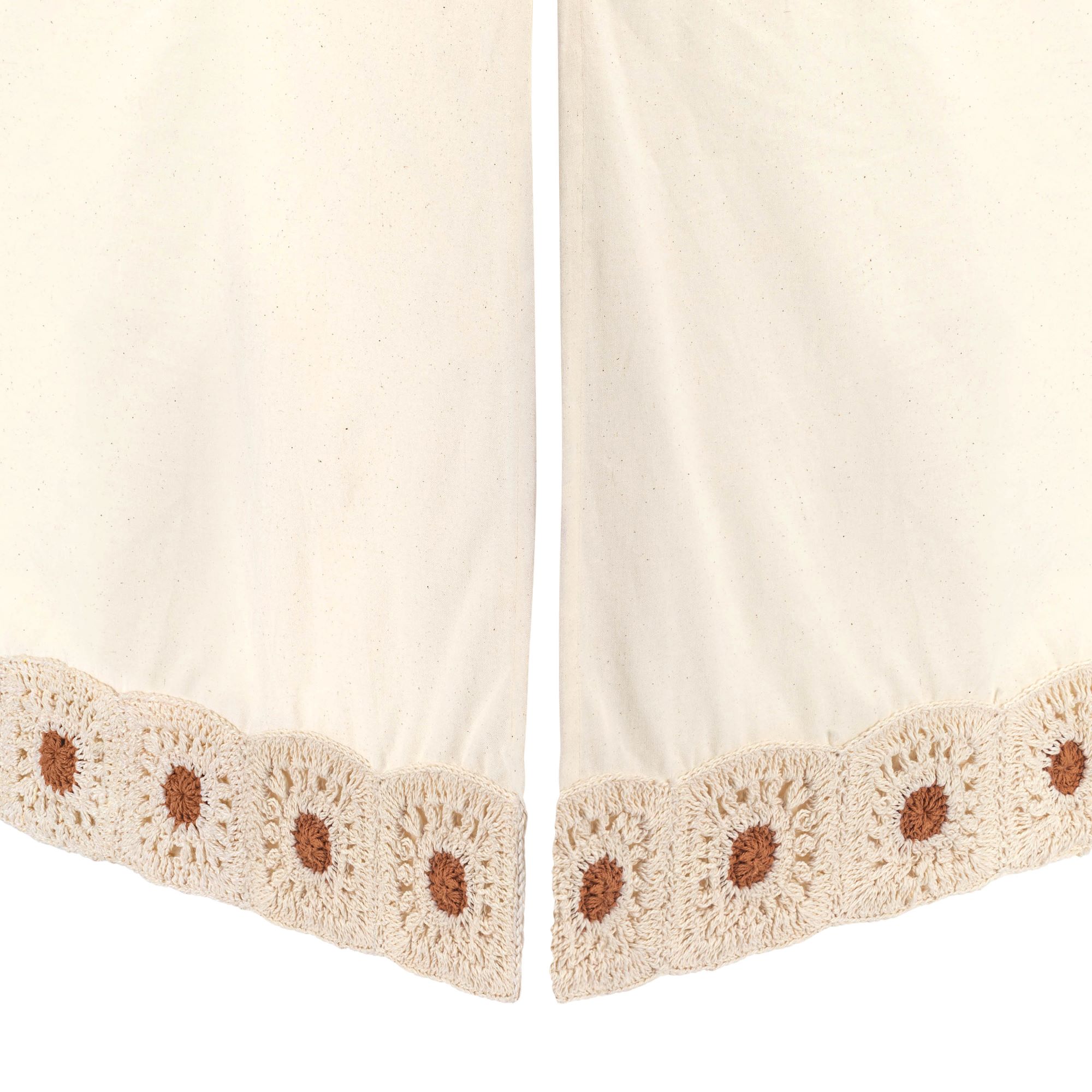 Charlie Farmhouse Crochet Crib Skirt