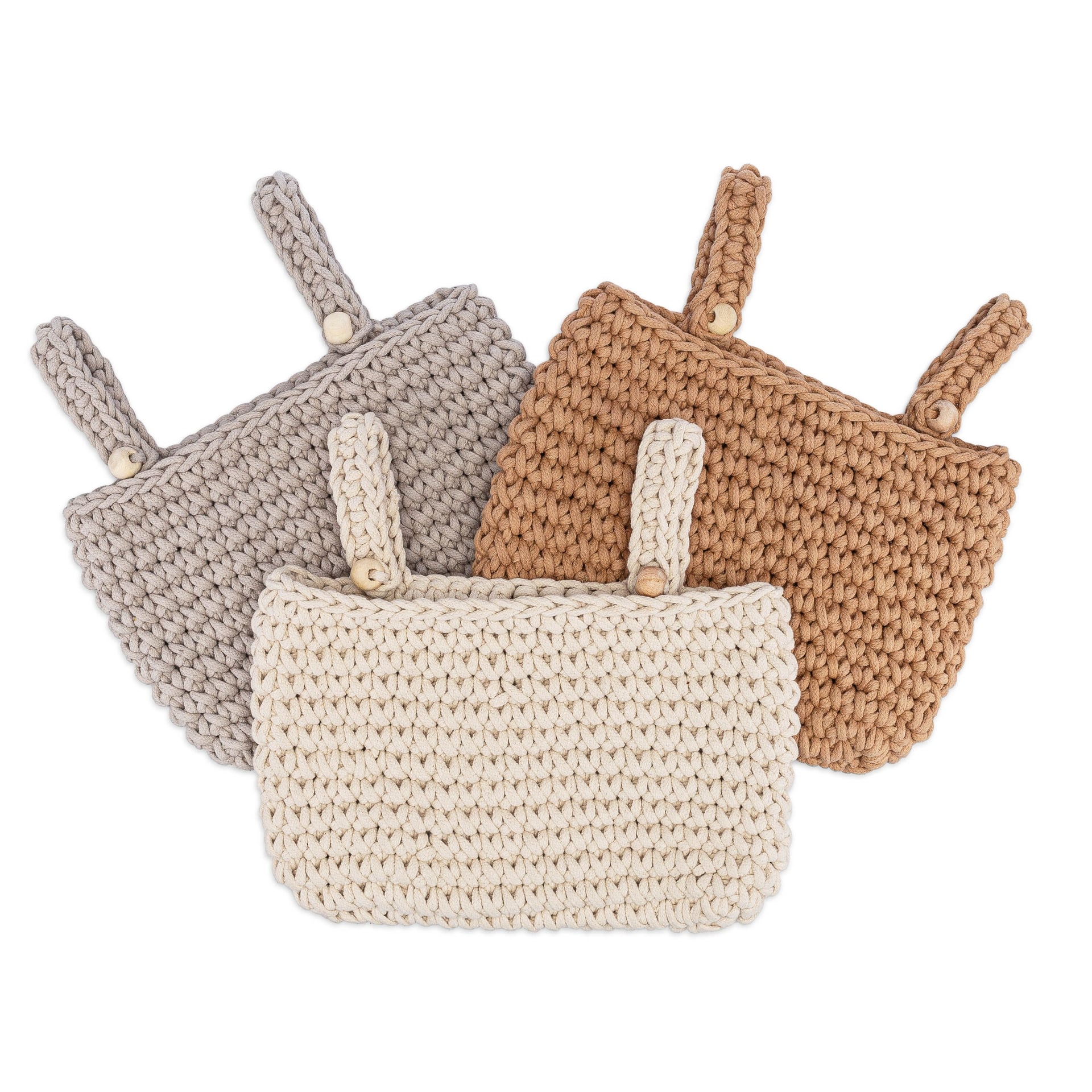 Hanging Storage Bin Trio