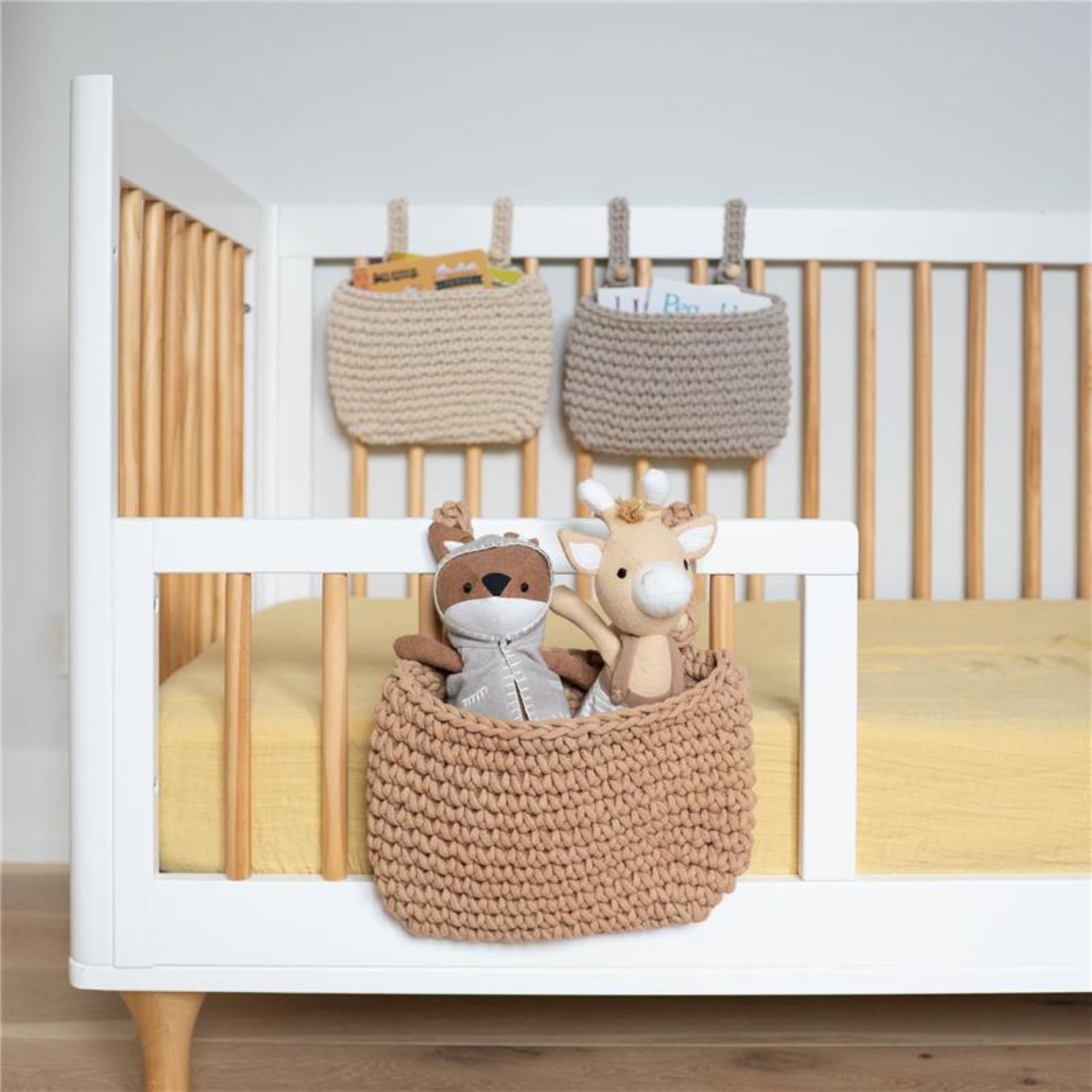 Crochet Hanging Basket - Crib Organizer | Crane Baby
